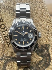 Rolex Submariner 1680 c.1978 Matte Dial Cream Patina Rolex Service Bezel