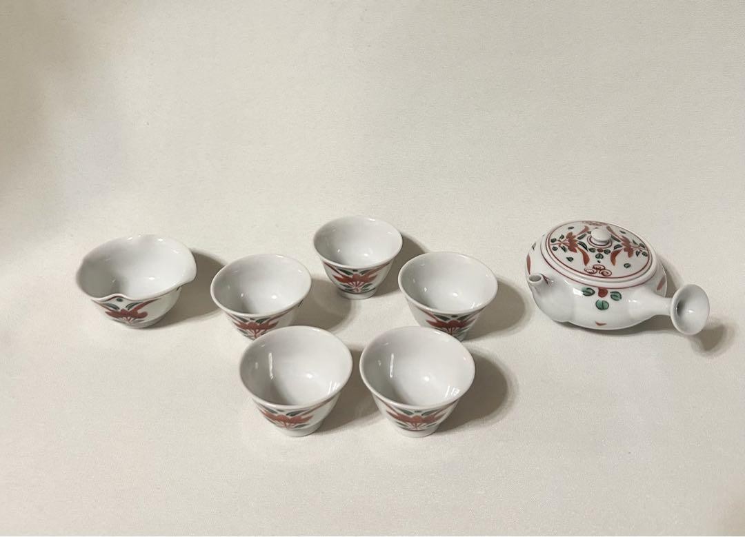 Choemon Kutani Ware Small Tea Utensils One Set Sencha Pot | eBay Choemon Kutani Ware Small Tea Utensils One Set Sencha Pot | eBay
