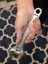 Kobalt Adjustable Wrench 8" 200 mm Crescent Wrench Forged Steel Made In USA