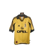 Vintage AC Milan Centenary Fourth Shirt 2000-2002 (S) Gold Adidas Maglia Trikot