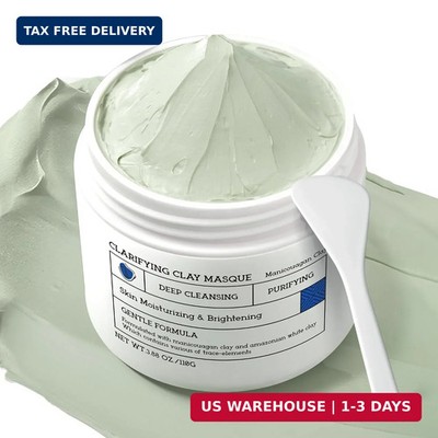 NING Clay Mask for Face & Sensitive Skin, Triple-Mud Mask for Women...