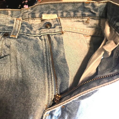 Vintage Britannia Girls 14R Light Wash Blue Jean Cutoff Denim Summer Shorts - Picture 8 of 11