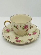 Bellissima tazza da tè e piattino floreale Theodore Haviland New York "Delaware"