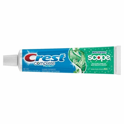 Crest Multi-Benefit Fluoride Toothpaste Whitening & Scope Minty 6.2 oz 12 Pack