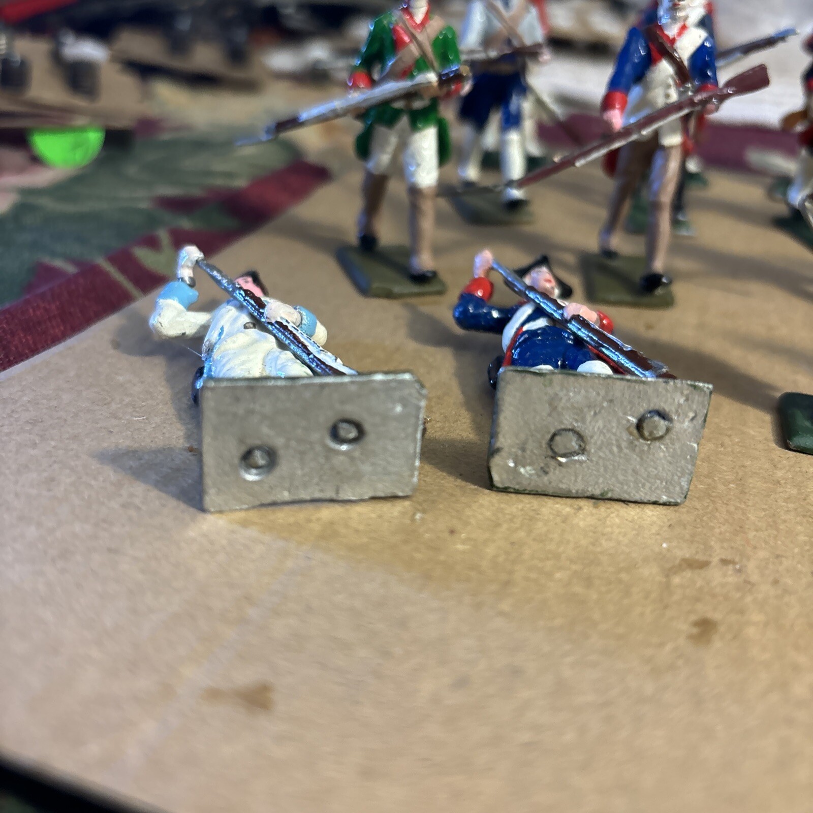 Lot of 20 vintage painted miniature Lead Soldiers eBay