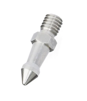Punte per treppiede con filettatura M8 in acciaio inox lunghezza totale 39 mm