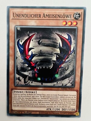 Yu-Gi-Oh Karte Unendlicher Ameisenlöwe Dueling Mirrors MP24-DE312 Deutsch