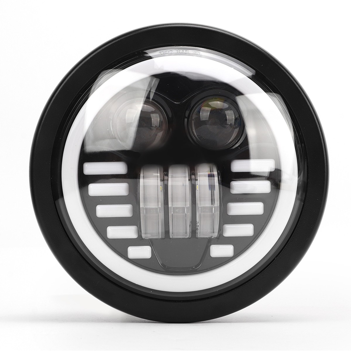 Motorcycle Headlight, 10W Universal LED Headlight Sport Custom Fairing Light DC 12V For Dirtbike Motorcycle - View #11