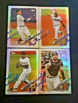 2021 Topps Chrome Baseball REFRACTORS You Pick - 2 Card Minimum
