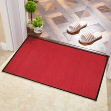 Entrance Front Door Mat Rug Waterproof Non-Slip Doormat Indoor Outdoor Rugs Pad