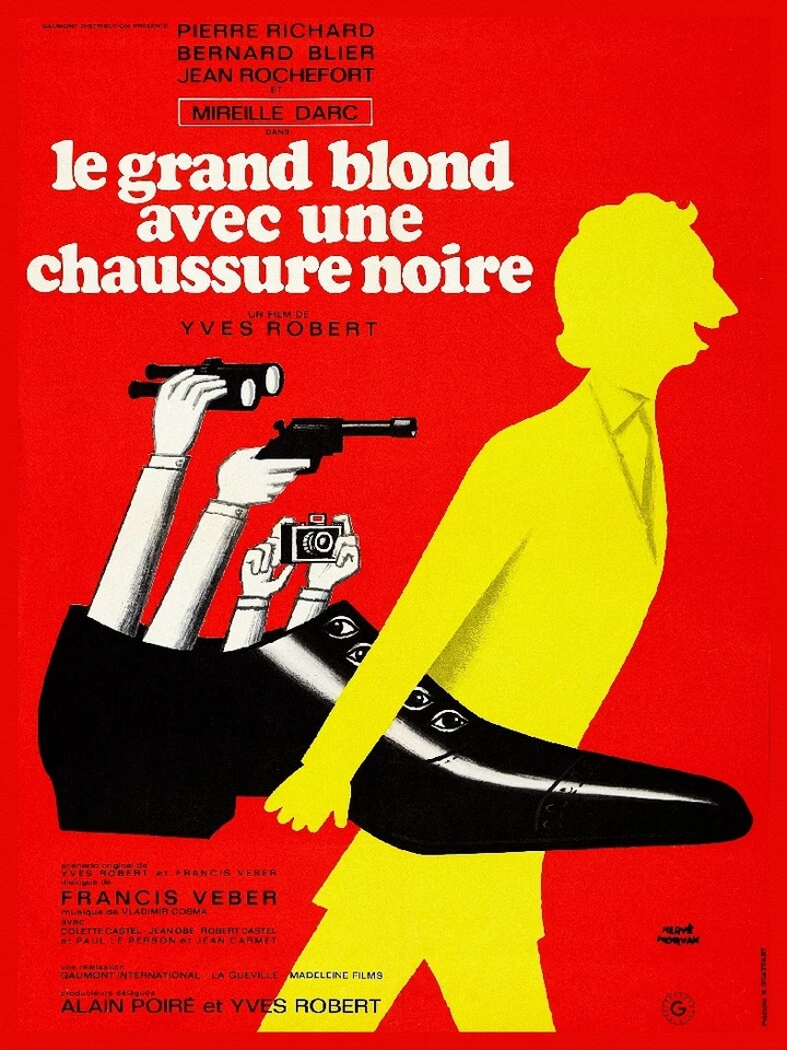 POSTERSANDCO FILM Le GRAND BLOND Rsyl-POSTER HQ 45x60cm d'une AFFICHE CINéMA