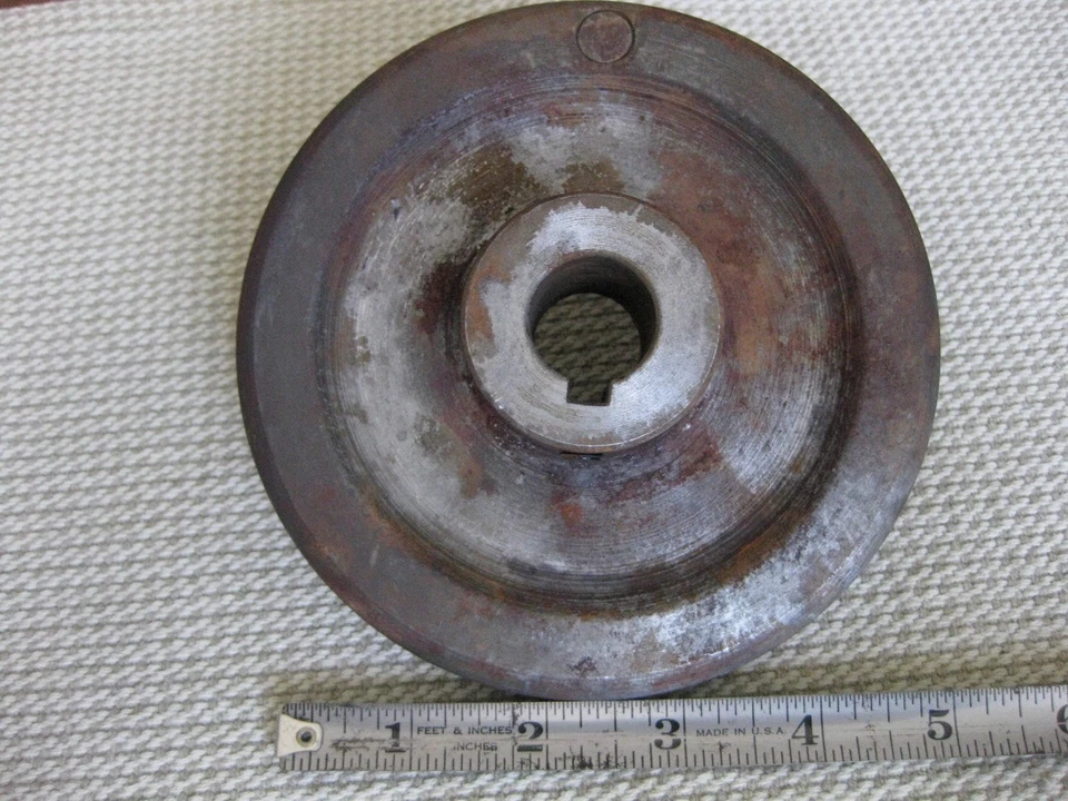 Vintage Clausing South Bend Bridgeport LeBlonde Lathe Milling Machine Hand Wheel - Image 2 of 2