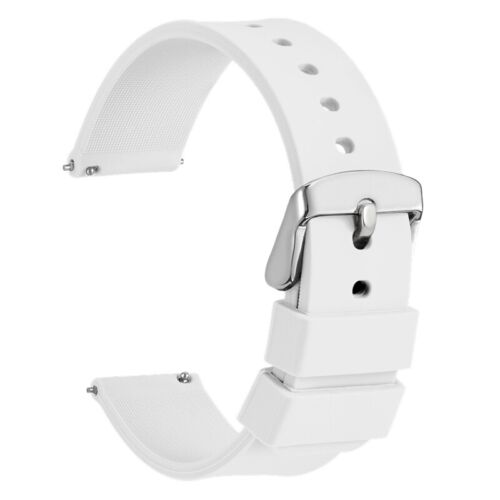 WOCCI Cinturino Orologio Silicone Cinturini Gomma 12 14 15 16 17 18 19 20 21 22 24mm - Foto 139 di 143