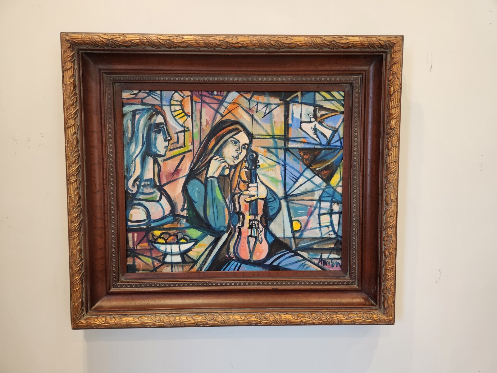 Irving Amen (19182011) Original Oil Painting American Artist