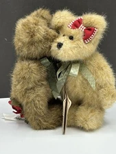 Retired Boyd’s Bear Plush “Hugs N Kisses” Happy Anniversary Bears 6” VTG Cute