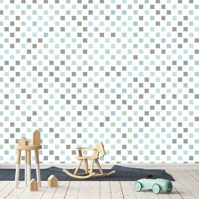 3D Square Simple 6124NA Wallpaper Wall Mural Removable Self-adhesive Fay