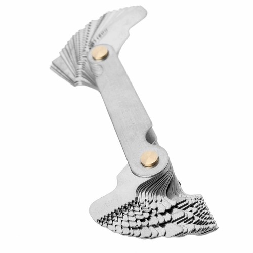 52 Blades Screw Thread Pitch Gauge Angle 60° Imperial Inspection Measuring Tool - Picture 8 of 10