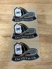 ENCINITAS FIRE DEPARTMENT DECALS STICKERS 3 HIGH QUALITY GLOSS UV USA MADE 3787