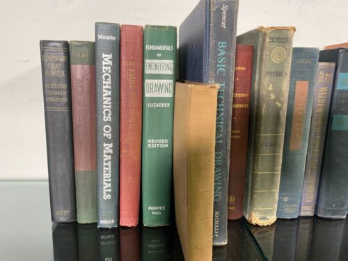 Mechanical Engineering Hardback Vintage Office Books Materials Drawing Thermo - Picture 2 of 24
