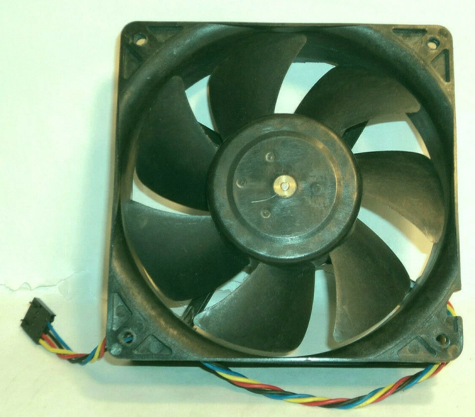 Nidec Betav 120x120x38mm Computer Fan 4-wire 5-pin B35502-35 12v DC 0Y4574 DELL - Image 3 of 4
