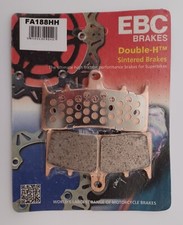 Pastillas De Freno EBC FA188HH Delanteras Para Suzuki GSXR 1000 K1/K2 2001-2002 - Sinterizadas Metálicas, Color Dorado