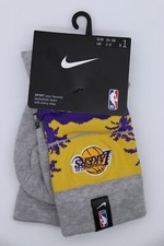 NIKE NBA LOS ANGELES LAKERS BASKETBALL CREW SOCKS CK6901-063 - UNISEX UK2-5
