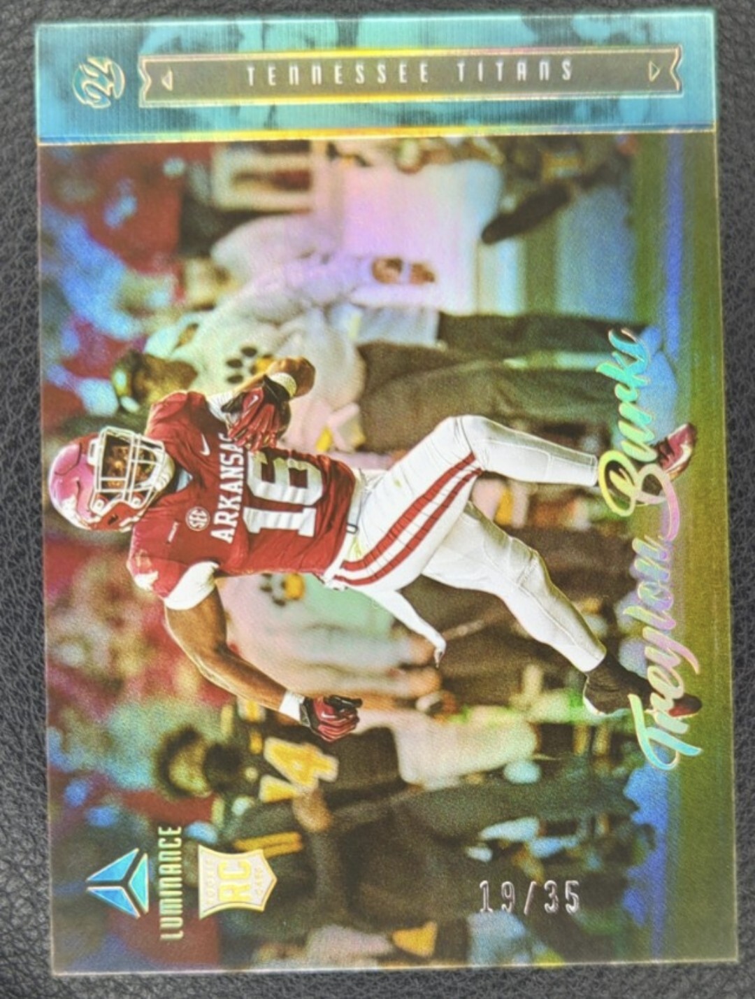 2022 Panini Luminance: Teal #191 Treylon Burks	Tennessee Titans #19/35