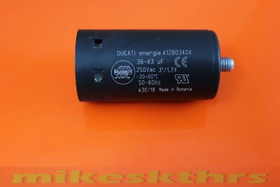 DUCATI 40µF D Anlaufkondensator Startkondensator 36 - 43uF 250V 40uF Nenngröße