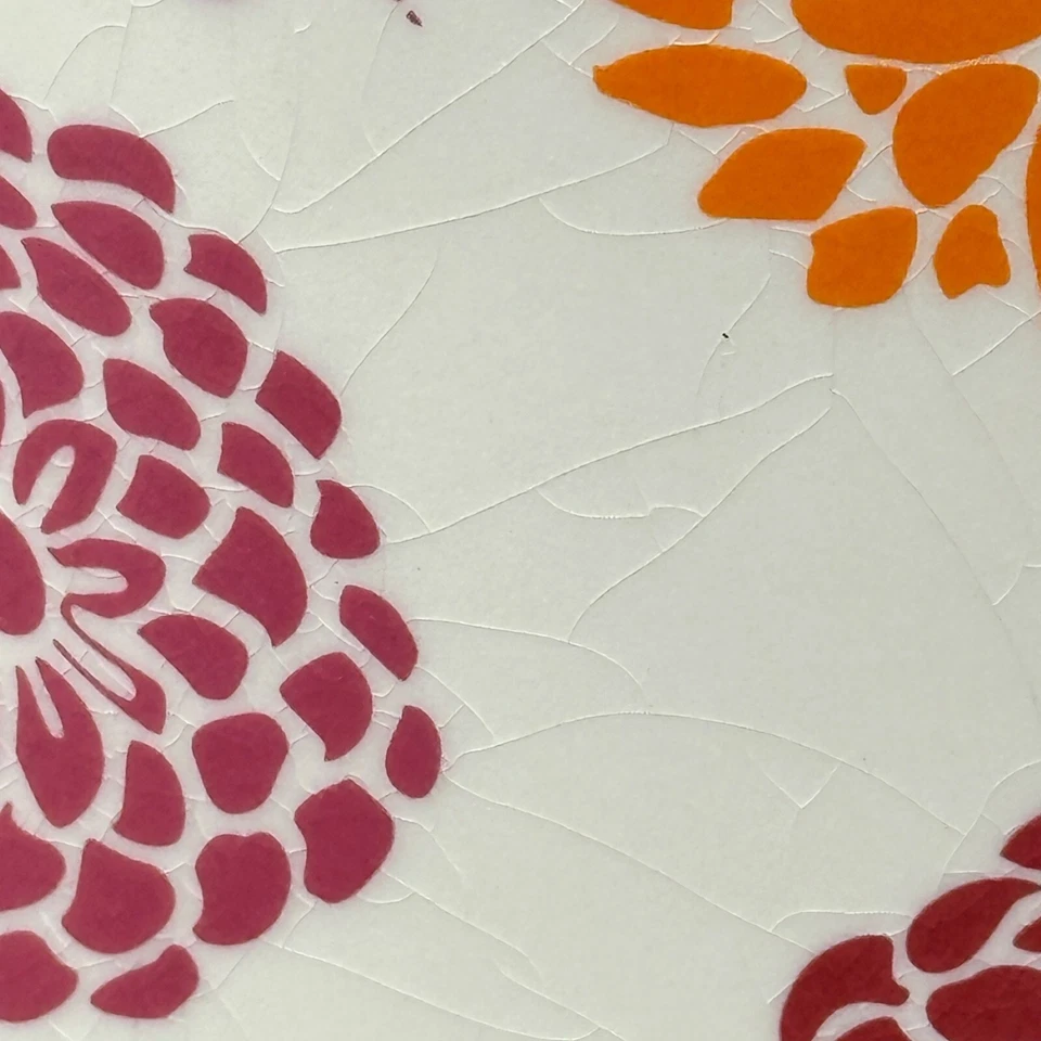 Yankee Candle Topper Tono Cerámica Mamás Libélula Naranja Rosa Amarillo Floral Foto 4 de 4