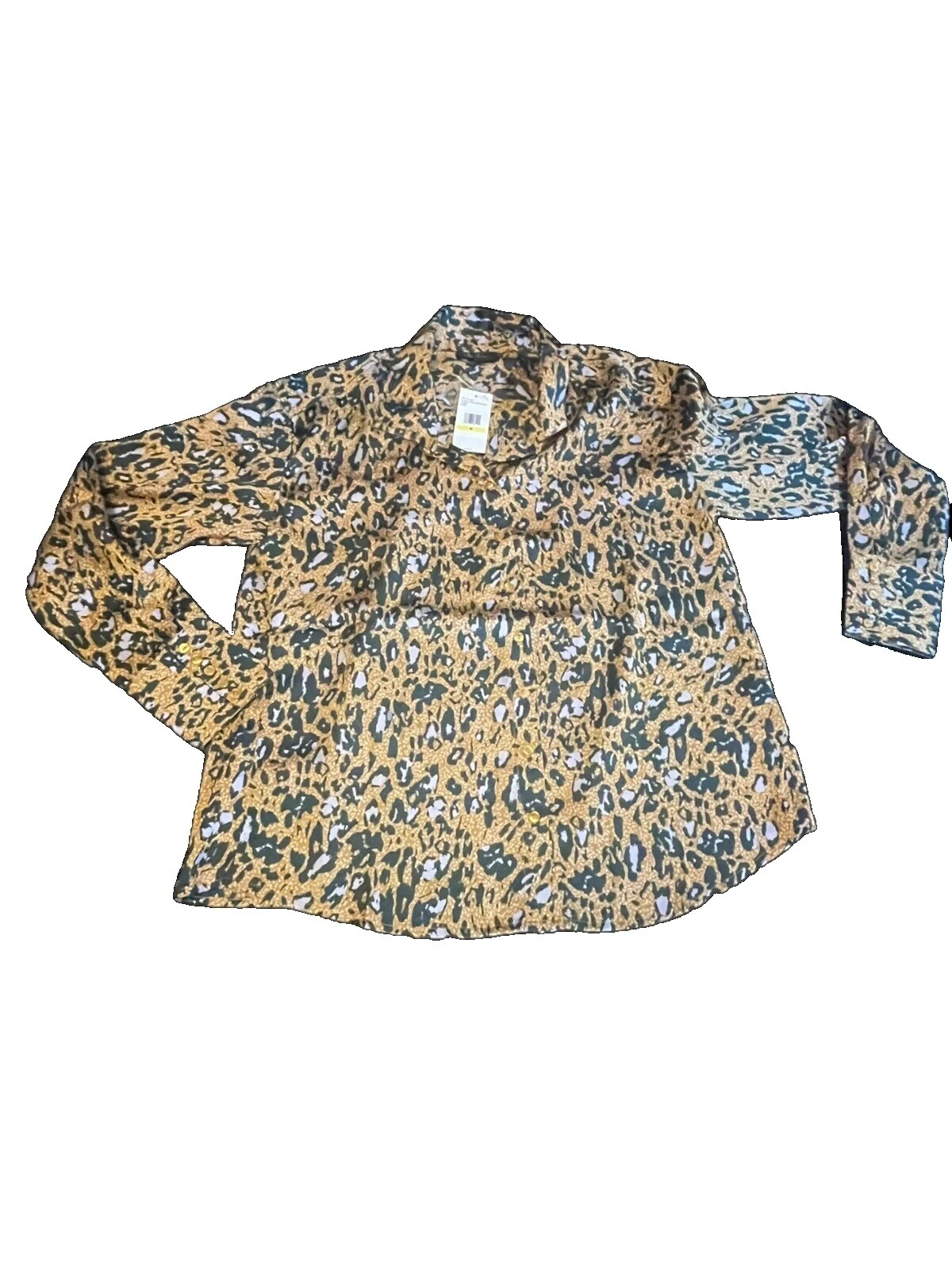 Poliéster estampa animal Jessica Simpson Blusas para mulheres