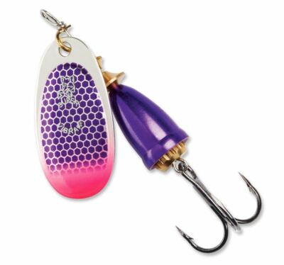 Blue Fox Classic Vibrax 1 - Purple Scale Pink Tip UV - Size 1 Blade 1/8 oz 
