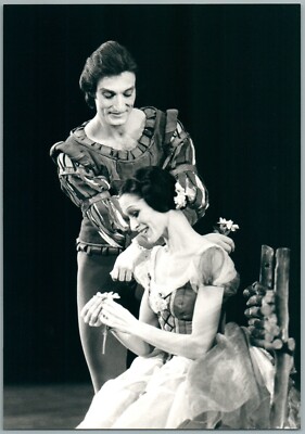 1978 Cyril Atanassoff & Dominique Khalfouni Tänzer Ballett Foto Vintage Oper
