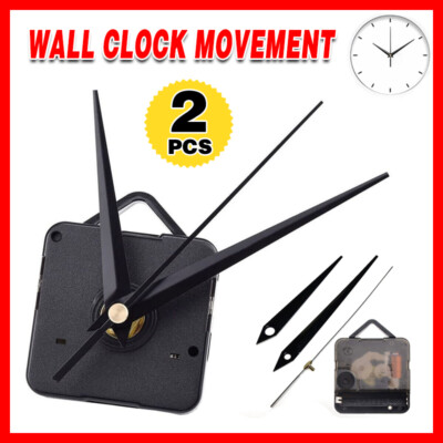 2PCS Silent DIY Quartz Movement Wall Clock Motor Mechanism Repair Kit ...