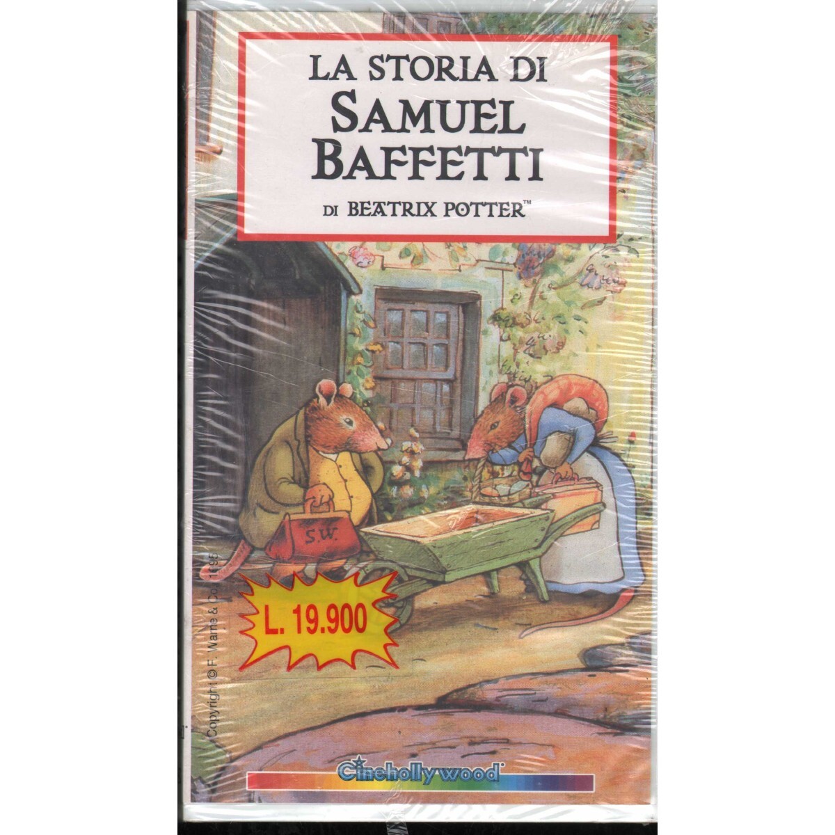 The Story of Samuele Baffetti VHS Beatrix Potter Univideo CHV7506 Sealed