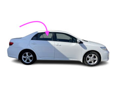 Fits: 2009-2013 Toyota Corolla Sedan Passenger Side Rear Right Door Window Glass