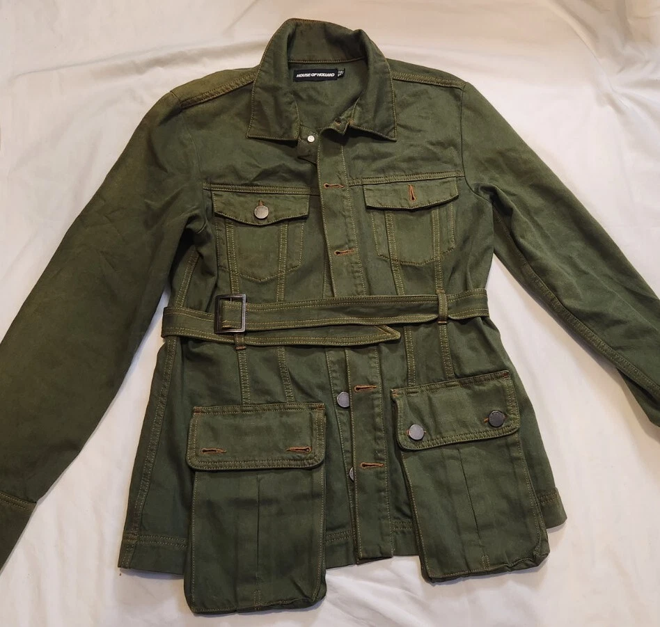 Womens green deals safari jacket