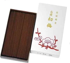 Baikundo Incense Sticks Byakudan Sandalwood Hatuume Plum