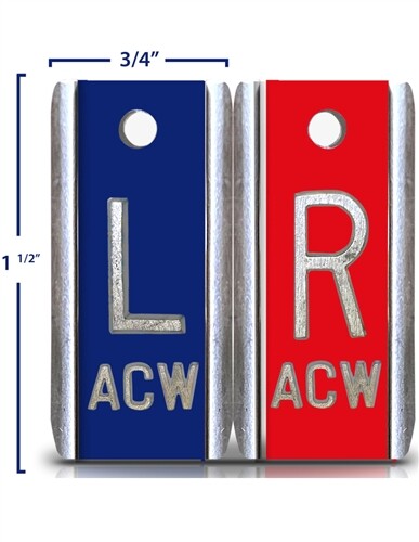 Small Letters for X-Ray Markers - Unmounted Lead Letters - 1/4 lead letter to m Small Letters for X-Ray Markers - Unmounted Lead Letters - 1/4 lead letter to m