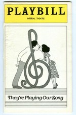 Vintage 1980 Neil Simon THEY'RE PLAYING OUR SONG Broadway PLAYBILL! Lucie ARNAZ!