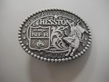 Hesston National Finals Rodeo 2009 belt buckle youth size