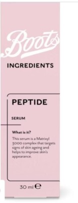 BOOTS Peptide Matrixyl 3000 + Niacinamide Serum Concentrate 30ml NEU