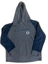 Dallas Cowboys Fanatics Pullover Hoodie Adult 2XL Pouch Gray Blue NFL Football