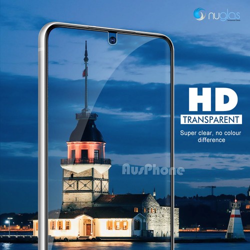 For Samsung Galaxy S21 FE 5G NUGLAS Full Tempered Glass Screen Protector Clear - Picture 8 of 10