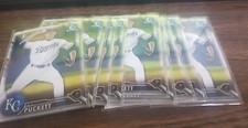 A. J. PUCKETT 2016 BOWMAN DRAFT CARD BDC-85 ROYALS (10-CARD ROOKIE CHROME LOT)