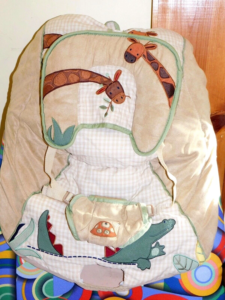 Sassy Zanzíbar 2 PC Bebé Bebé Gorila Asiento Cubierta Repuesto + Reposacabezas Mod 794 Foto 2 de 4