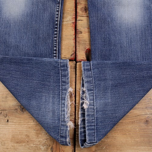 Vintage Levis 504 Y2K Jeans 33 x 30 Stonewash Straight Blue Red Tab Denim - Picture 4 of 10