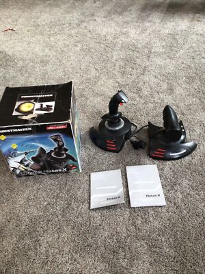 Thrustmaster T-Flight Hotas X USB PC & PS3 Compatible Works Great + Manuals