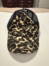 Leopard Trucker Style Hat