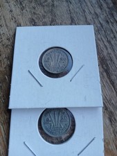 1950 Australia Silver 3 Pence, 2 Pcs Investment 
