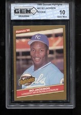 Bo Jackson Rookie Cards and Memorabilia Guide 20
